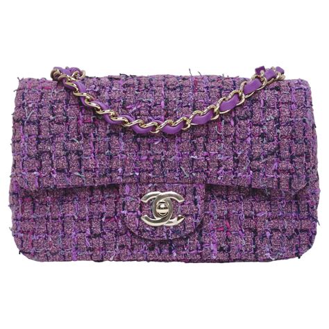 chanel flap purple